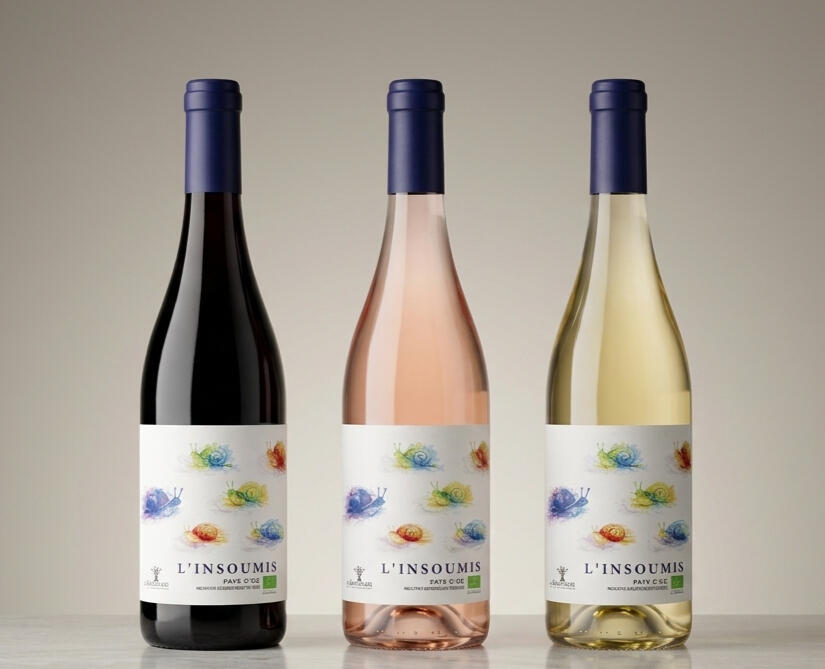 Bouteille L'Insoumis Blanc vin biologique Pays d'Oc - Les 4 Complices